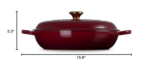 Le Creuset Enameled Cast Iron Signature Braiser, 2.25 qt., Licorice
