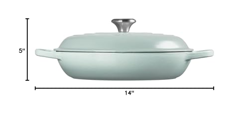 Le Creuset Enameled Cast Iron Signature Braiser, 2.25 qt., Licorice