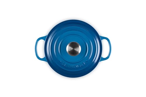 Le Creuset Enameled Cast Iron Signature Round Dutch Oven, 7.25 qt., Caribbean