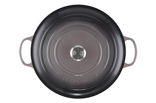 Le Creuset Enameled Cast Iron Signature Round Dutch Oven, 7.25 qt., Licorice