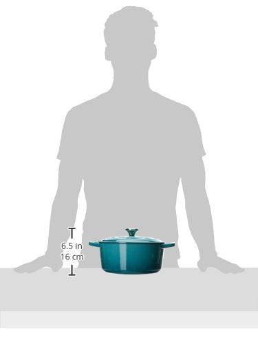 Le Creuset Enameled Cast Iron Signature Round Dutch Oven, 7.25 qt., Licorice