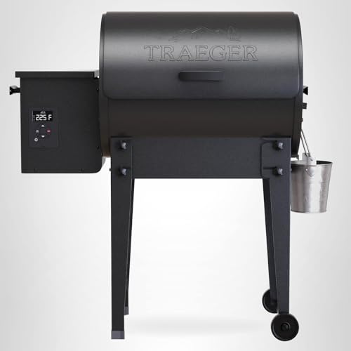 Traeger Grills TFB30KLF Tailgater 20 Portable Electric Wood Pellet Grill and Smoker C Foldable Legs, 6-in-1 Versatility, 300 sq. in. Cooking Space
