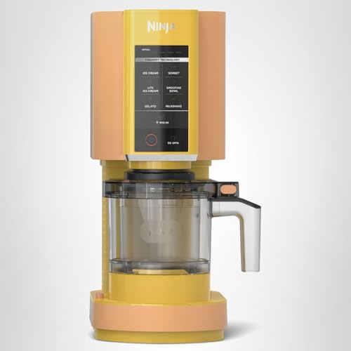 Ninja NC301 CREAMi Ice Cream Maker, for Gelato, Mix-ins, Milkshakes, Sorbet, Smoothie Bowls & More, 7 One-Touch Programs, with (2) Pint Containers &