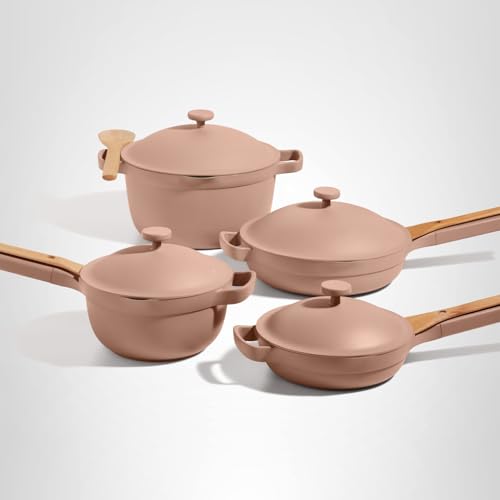 Our Place Cookware Set - 13-Piece Kit Including the Always Pan, Perfect Pot and Spatulas | Multifunctional, Toxin-Free Nonstick | Heat Safe up to