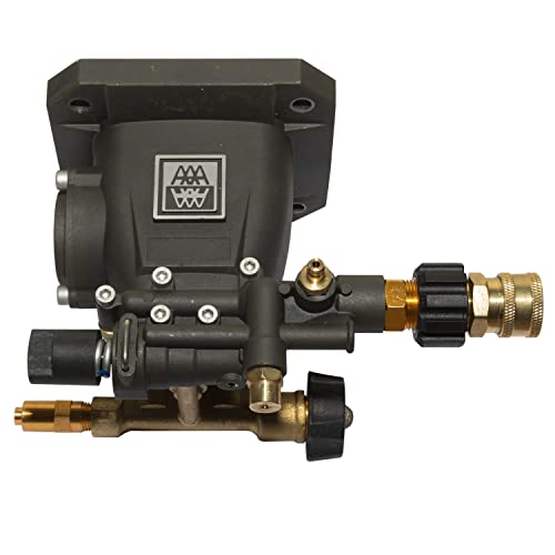 Simpson 3400 PSI Gas Pressure Washer, 2.5 GPM Residential Power Washer, Cold Water, 25' Hose, Clean Machine, 49-State Compliant (CM61083)