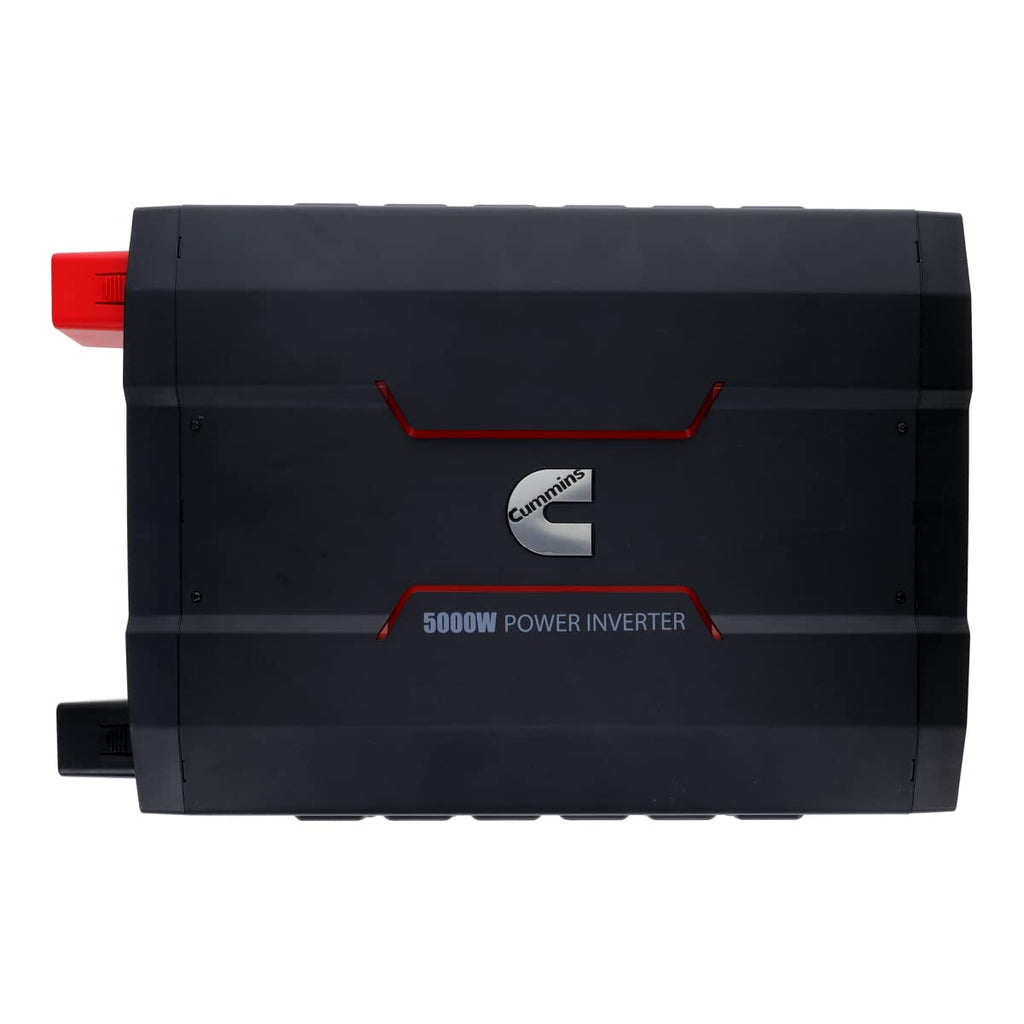 Cummins 5000 Watts Inverter Modified Sine Wave Truck Inverter 12 Volts to 110 Volts Four AC Outlets Two USB Ports (Plus Cable Kit)- CMN5000W