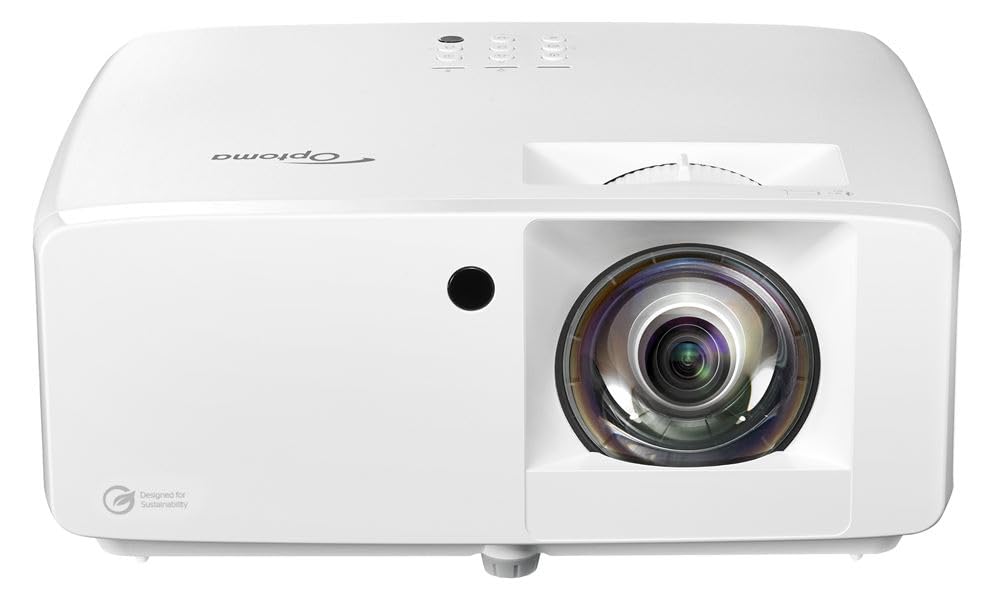 Optoma GT2000HDR Ultra-Compact Short Throw Full HD Home Laser Projector