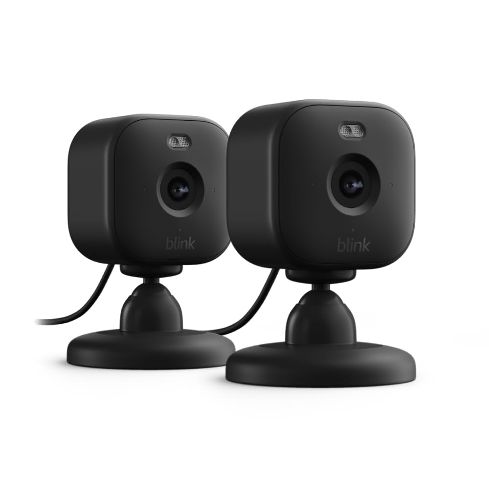 Blink Mini 2  Home Security & Pet Camera with HD video, color night view, motion detection, two-way audio, and built-in spotlight  1 camera (White)