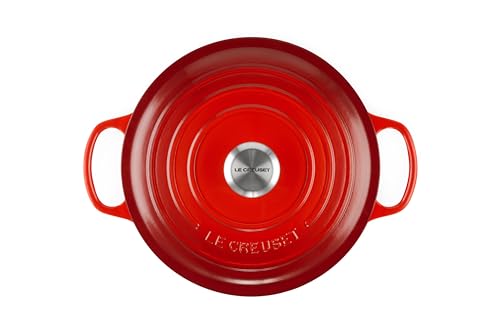 Le Creuset Enameled Cast Iron Signature Round Dutch Oven, 7.25 qt., Licorice