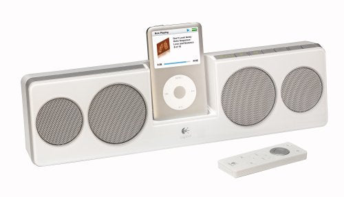 Logitech Pure-Fi Anywhere 2 Compact Docking Speakers for iPod and iPhone (White)