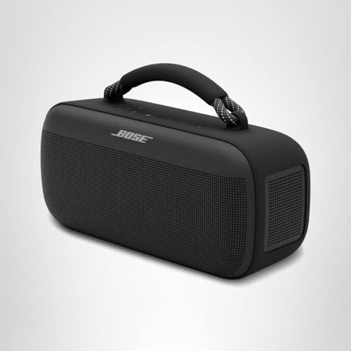Bose SoundLink Max Bluetooth Speaker - Portable Wireless Party Speaker, IP67 Waterproof, Rope Handle, Up to 20 Hours of Playtime, USB-C, Built-in