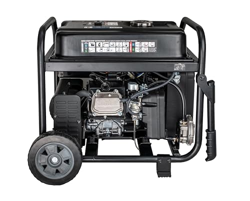 Pulsar GD10KBN 10500W Dual Fuel Home Backup Portable Inverter Generator with Wheel Kit and Electric Start RV Ready
