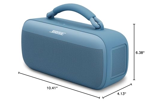Bose SoundLink Max Bluetooth Speaker - Portable Wireless Party Speaker, IP67 Waterproof, Rope Handle, Up to 20 Hours of Playtime, USB-C, Built-in