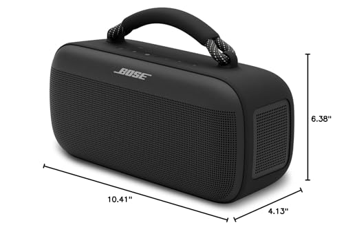 Bose SoundLink Max Bluetooth Speaker - Portable Wireless Party Speaker, IP67 Waterproof, Rope Handle, Up to 20 Hours of Playtime, USB-C, Built-in