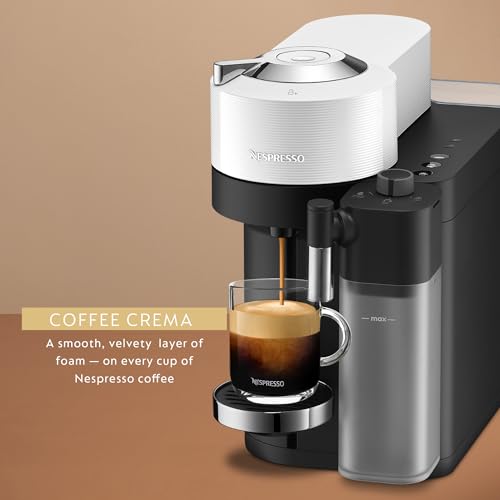 Nespresso Vertuo Lattissima Coffee and Espresso Maker by De'Longhi, Matte Black & Glossy