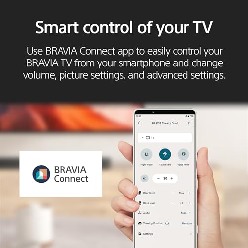 Sony BRAVIA 5 65 Inch TV, Mini LED, 4K Smart Google TV, XR Processor with AI Technology,120hz Television with Dolby Vision/Atmos, Exclusive Features