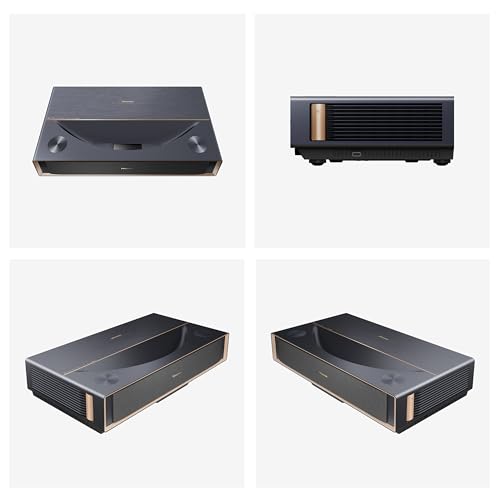 Hisense PX3-PRO Ultra Short Throw Triple Laser Projector, 4K UHD, 80 C 150, 3,000 Lumens, 3000:1 Contrast, Dolby Vision & Atmos, IMAX Enhanced, 240