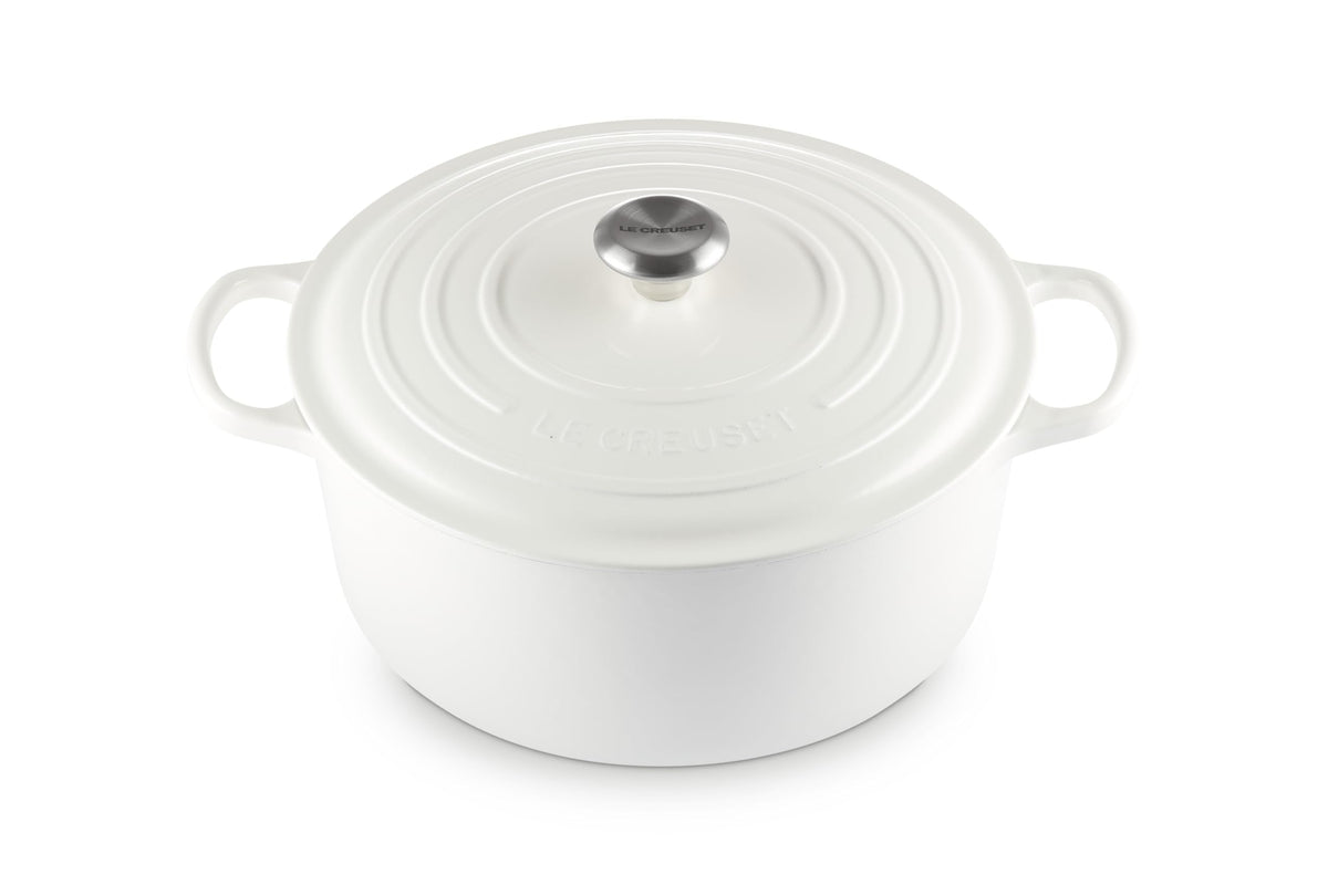Le Creuset Enameled Cast Iron Signature Round Dutch Oven, 7.25 qt., Caribbean