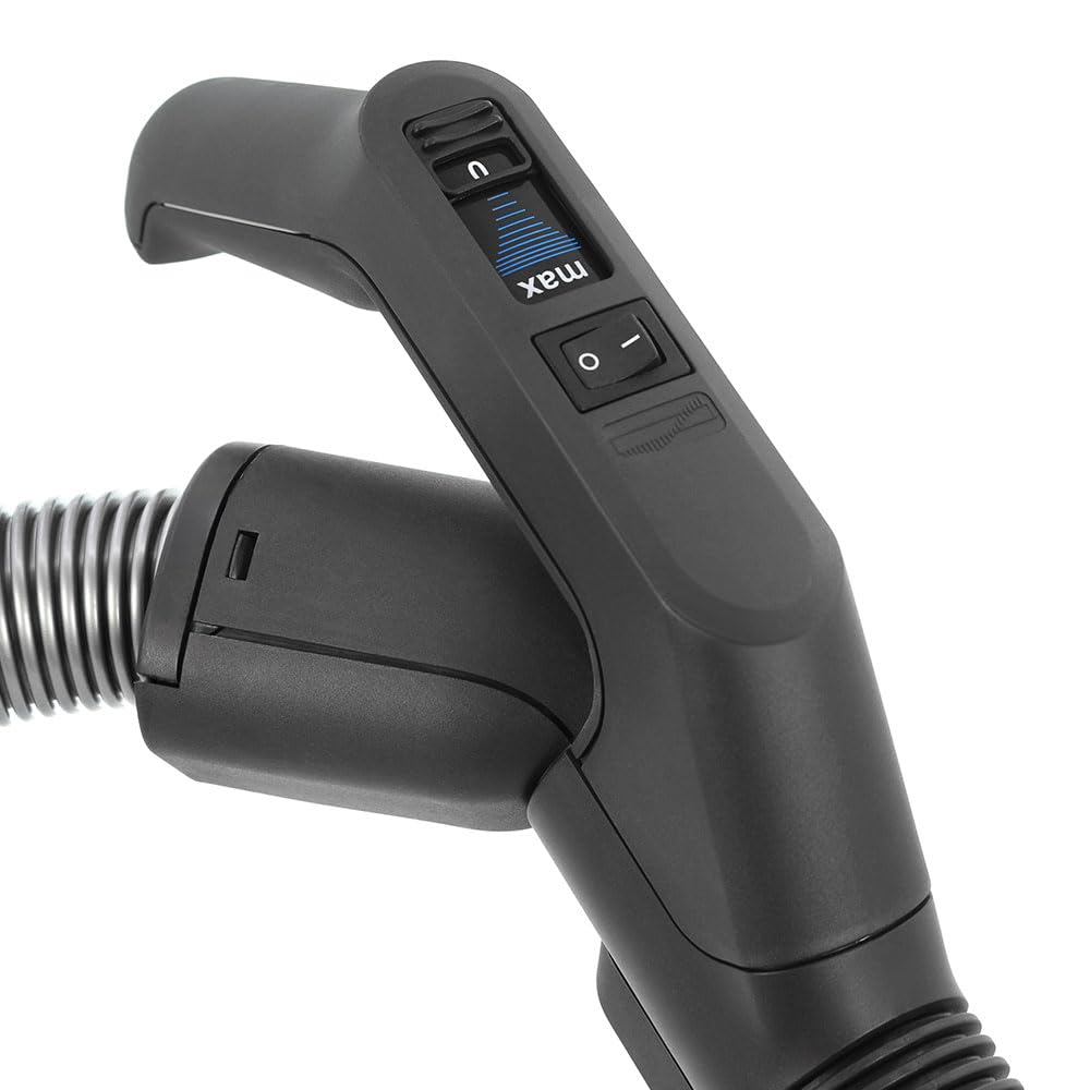 SEBO 9687AM AIRBELT K3 Premium Canister Vacuum Cleaner with 7-Year Motor Warranty, Comes with Powerful ET-1 Powerhead for Pets and Carpeting +