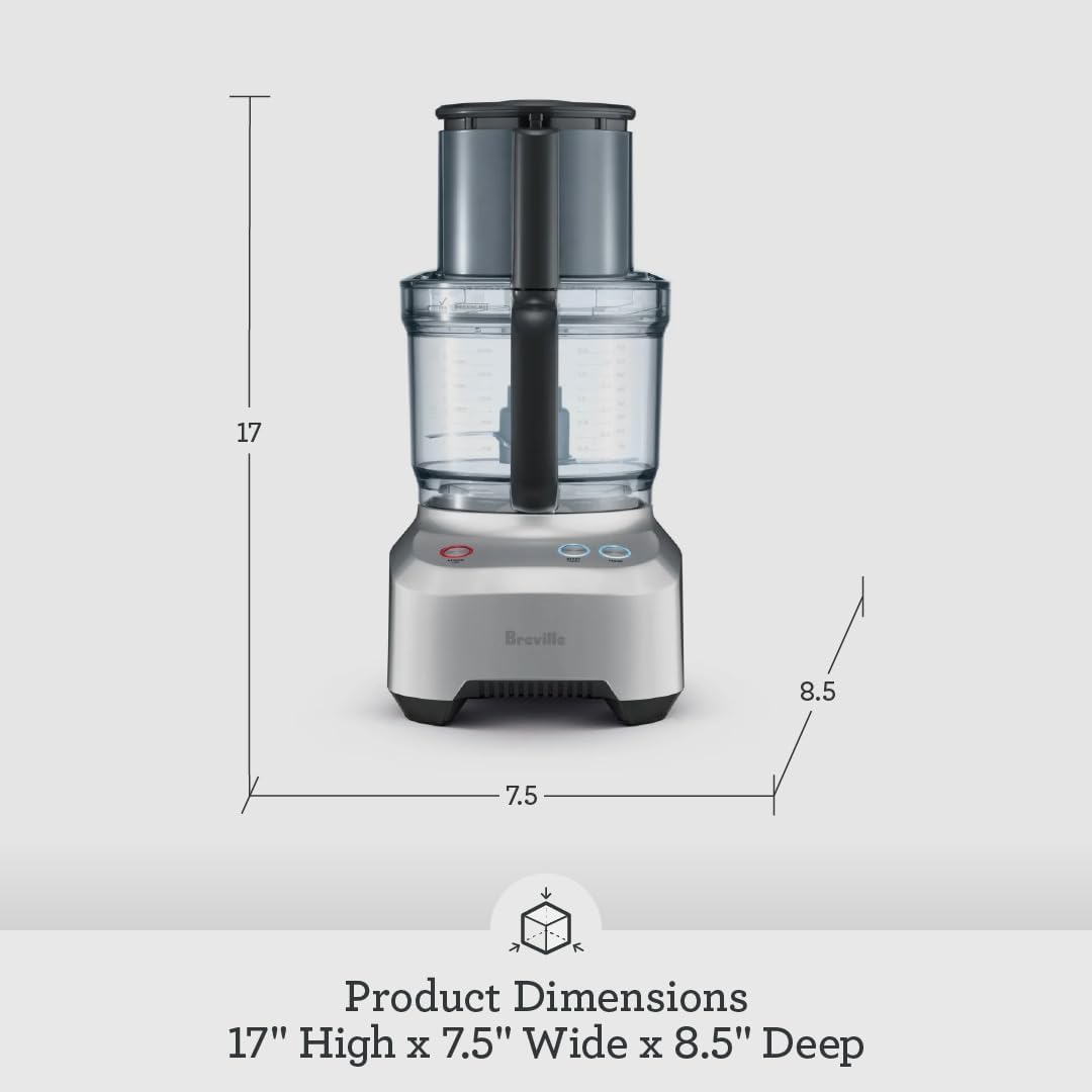 Breville BFP660SIL Sous Chef 12 Cup Food Processor, Silver