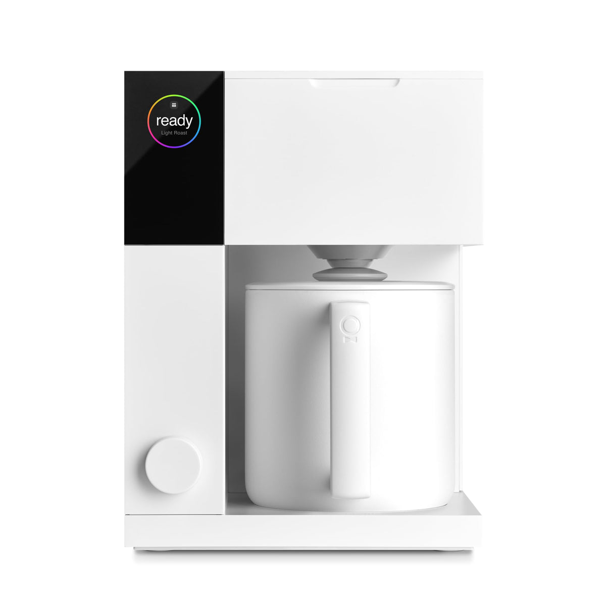 Fellow Aiden Precision Coffee Maker - 10-Cup Thermal Carafe, Built-In Brewing Guidance, Scheduling, Removable Water Tank, Matte Black