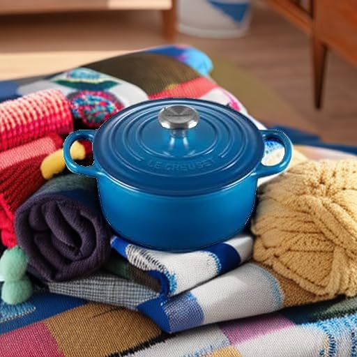 Le Creuset Enameled Cast Iron Signature Round Dutch Oven, 7.25 qt., Licorice