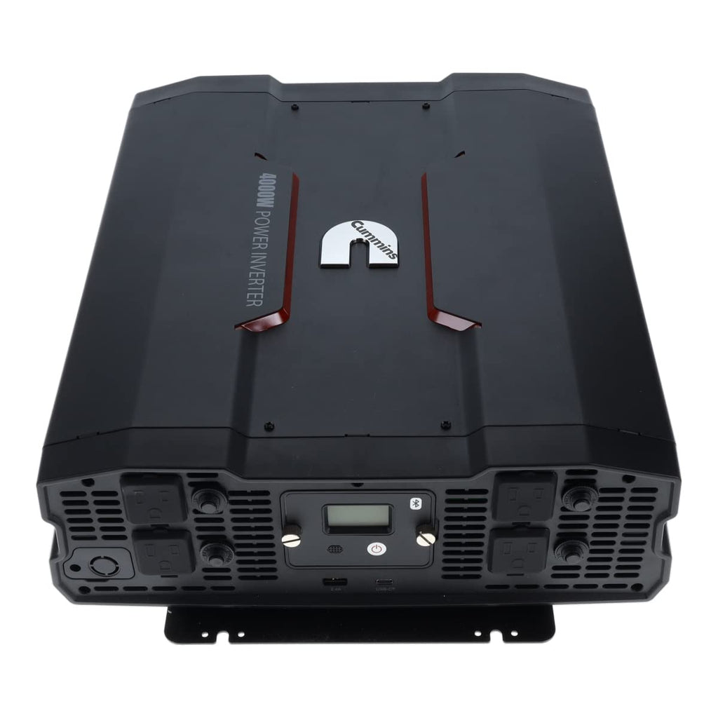 Cummins 5000 Watts Inverter Modified Sine Wave Truck Inverter 12 Volts to 110 Volts Four AC Outlets Two USB Ports (Plus Cable Kit)- CMN5000W
