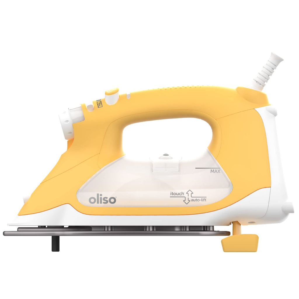 oliso TG1600 ProPlus Smart Iron with Auto-Lift C 1800 Watt Steam Iron for Clothes, Sewing, Quilting & Crafting C Diamond Ceramic-Flow Soleplate