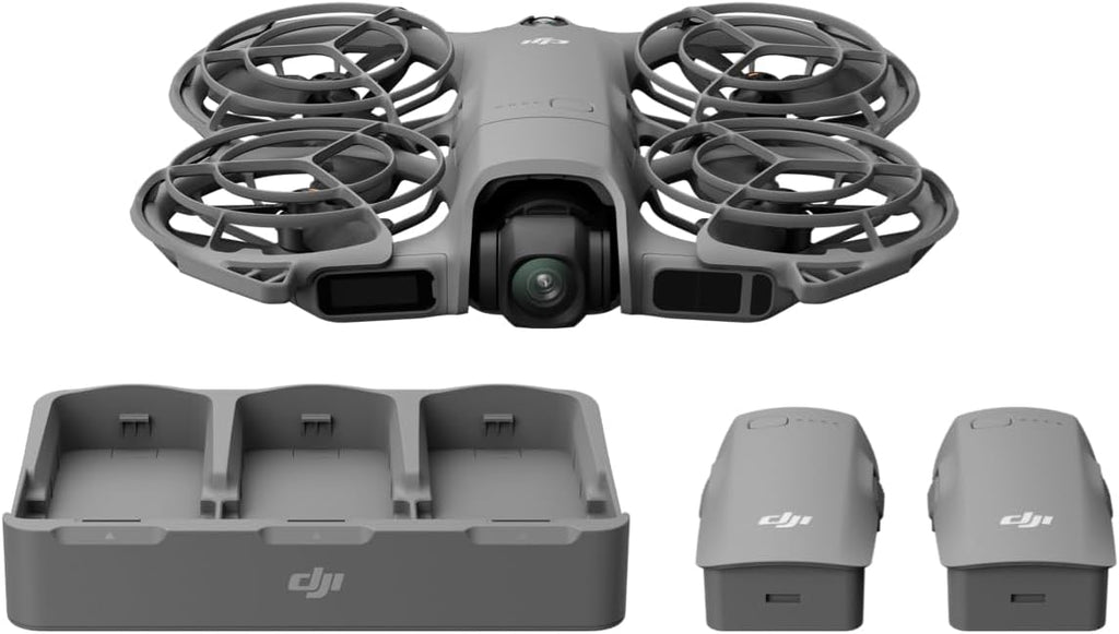 DJI Neo 2 Fly More Combo With RC-N3 Remote Controller, Stable Transmission With Digital Transceiver, 4K Drone for Beginners, 3 Batteries