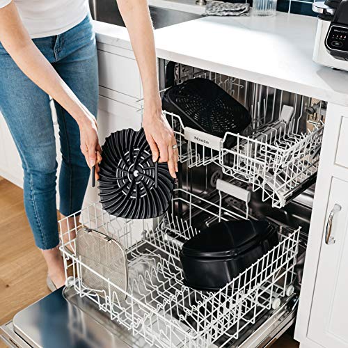 Ninja Foodi Pro 5-in-1 Indoor Integrated Smart Probe, 4-Quart Air Fryer, Roast, Bake, Dehydrate, an Cyclonic Grilling Technology, with 4 Steaks