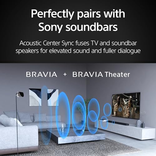 Sony BRAVIA 5 65 Inch TV, Mini LED, 4K Smart Google TV, XR Processor with AI Technology,120hz Television with Dolby Vision/Atmos, Exclusive Features