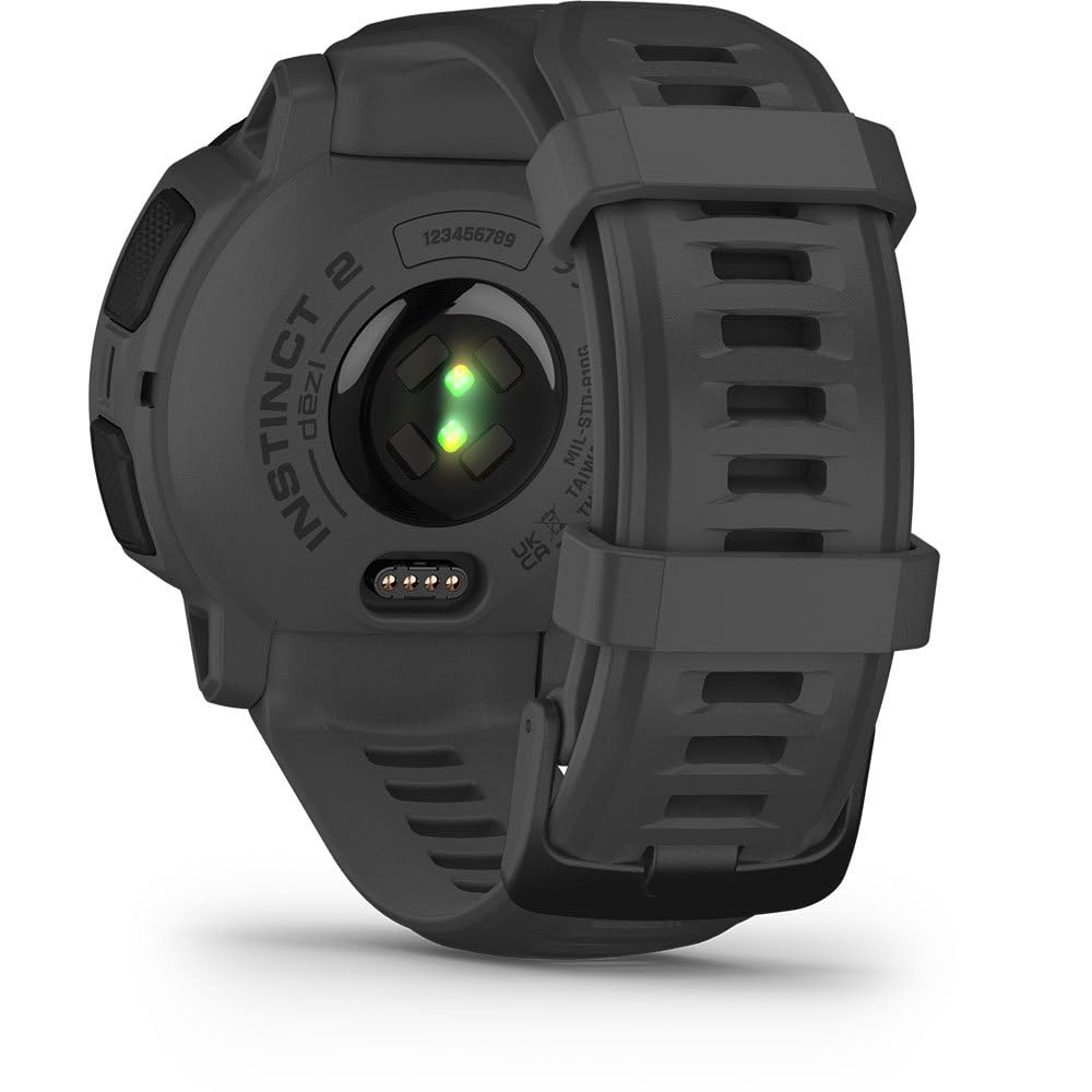 Garmin Instinct 2 Solar, Smaller-Sized Rugged Outdoor Watch with GPS, with Solar Charging Capabilities, Built for All Elements, Multi-GNSS Support