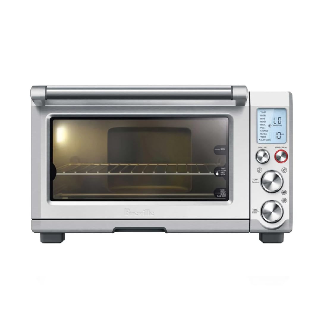 Breville the Smart Oven® Pro, Convection Toaster Oven, Small Electric Countertop Oven, BOV845BKS, Black Sesame
