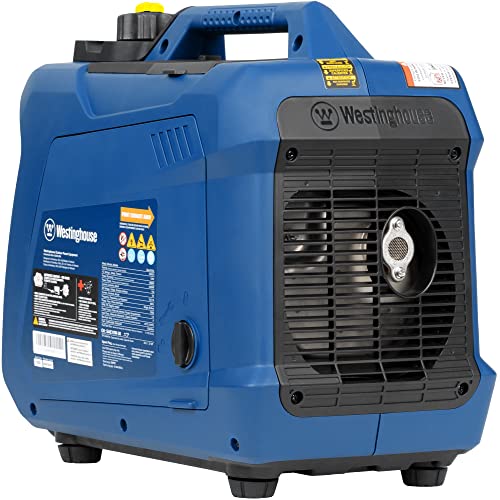 Westinghouse 2550 Peak Watt Super Quiet & Lightweight Portable Inverter Generator, RV Ready 30A Outlet, Gas Powered, Parallel Capable, Long Run Time