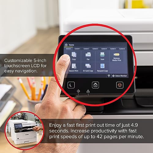 Canon imageCLASS MF465dw II - Wireless Duplex Laser Printer with Print, Copy, Scan, Fax, Expandable Paper Capacity and 3 Year Limited Warranty, 42 PPM