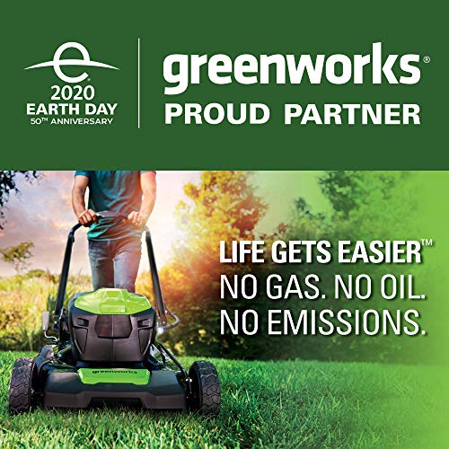 Greenworks 80V Brushless Cordless Yard Tool Combo Kit with 2.0Ah Battery & Rapid Charger C 16" Dual-Line String Trimmer and 500 CFM / 125 MPH Leaf