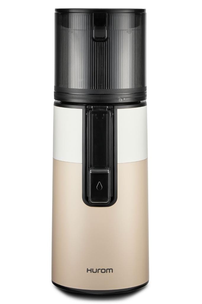 Hurom H400 Cold Press Juicer Machine, Award Winning Masticating Slow Juicer, Easy to Clean, Strainer & Hands Free with Self Feeding, Wide Mouth