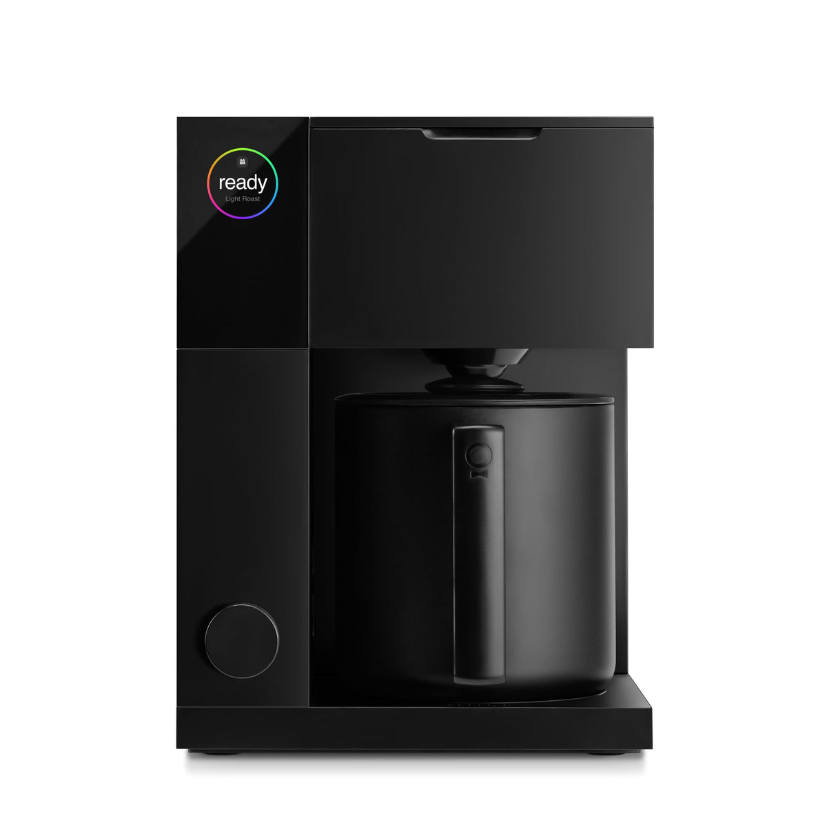 Fellow Aiden Precision Coffee Maker - 10-Cup Thermal Carafe, Built-In Brewing Guidance, Scheduling, Removable Water Tank, Matte Black