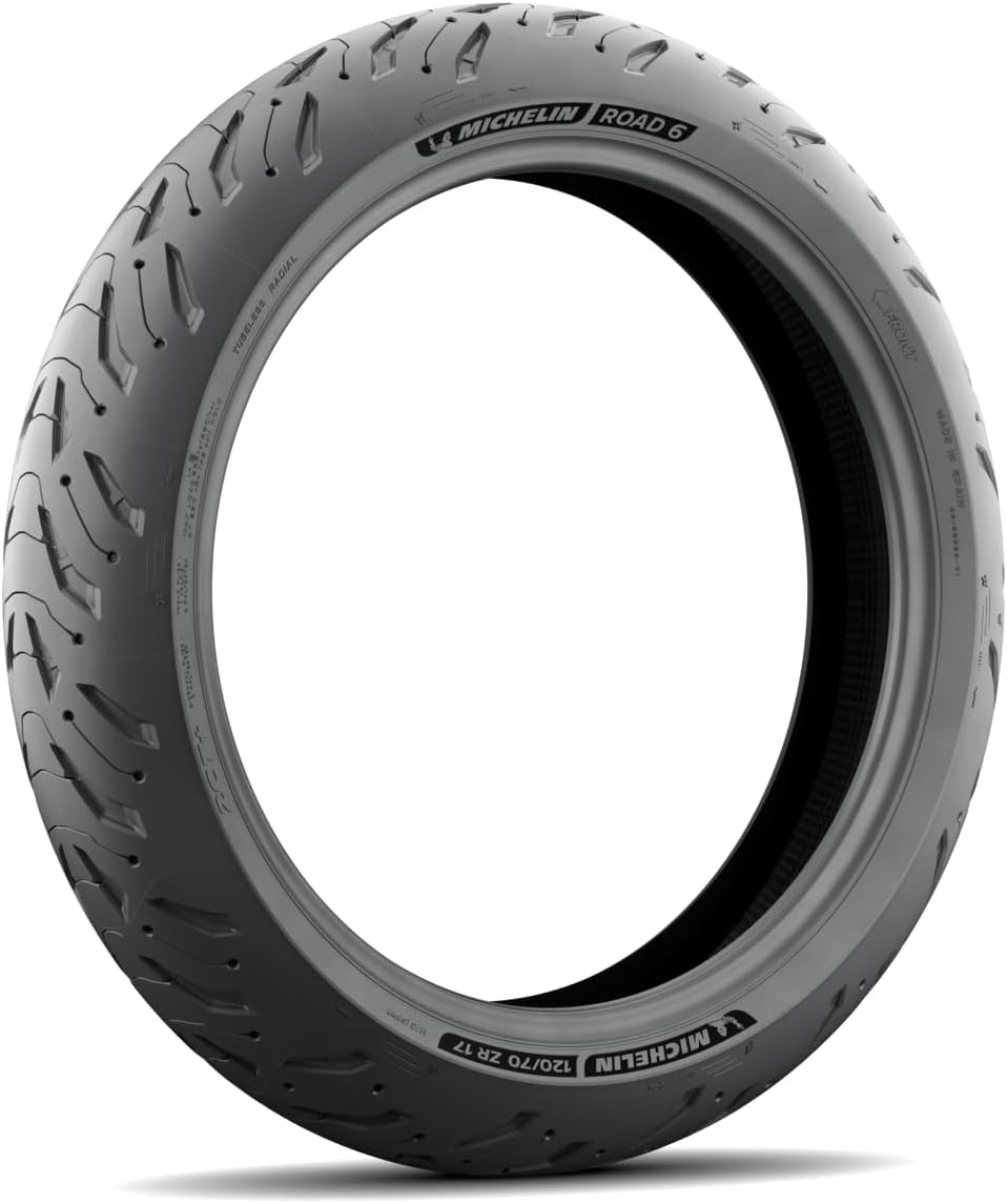 MICHELIN Road 6 Front Tire, black, 120/70ZR-17 (58W) (26276)