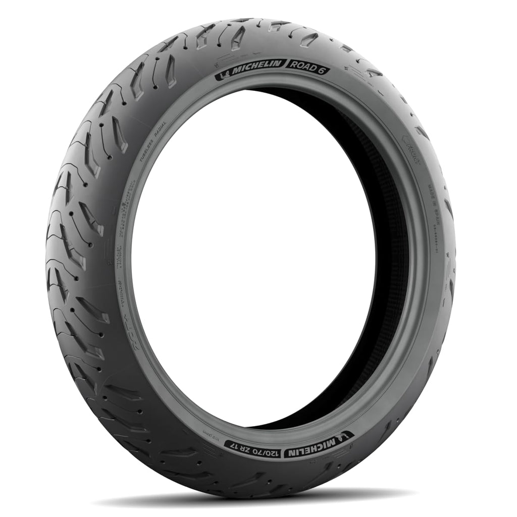 MICHELIN Road 6 Front Tire, black, 120/70ZR-17 (58W) (26276)