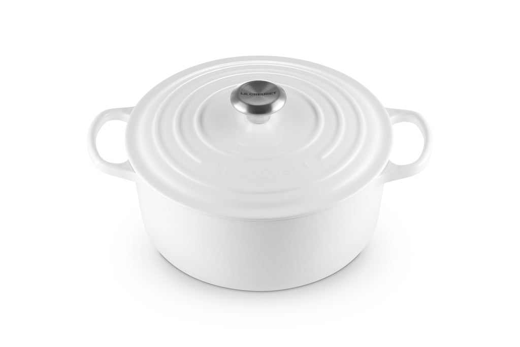 Le Creuset Enameled Cast Iron Signature Round Dutch Oven, 7.25 qt., Caribbean