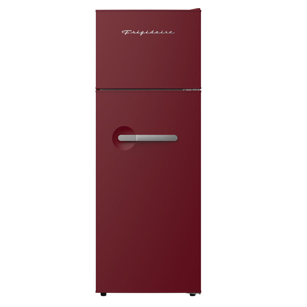 Frigidaire Retro Apartment Size Refrigerator with Top Freezer - 2 Door Fridge with 7.5 Cu Ft of Storage Capacity, Adjustable Spill-Proof Shelves