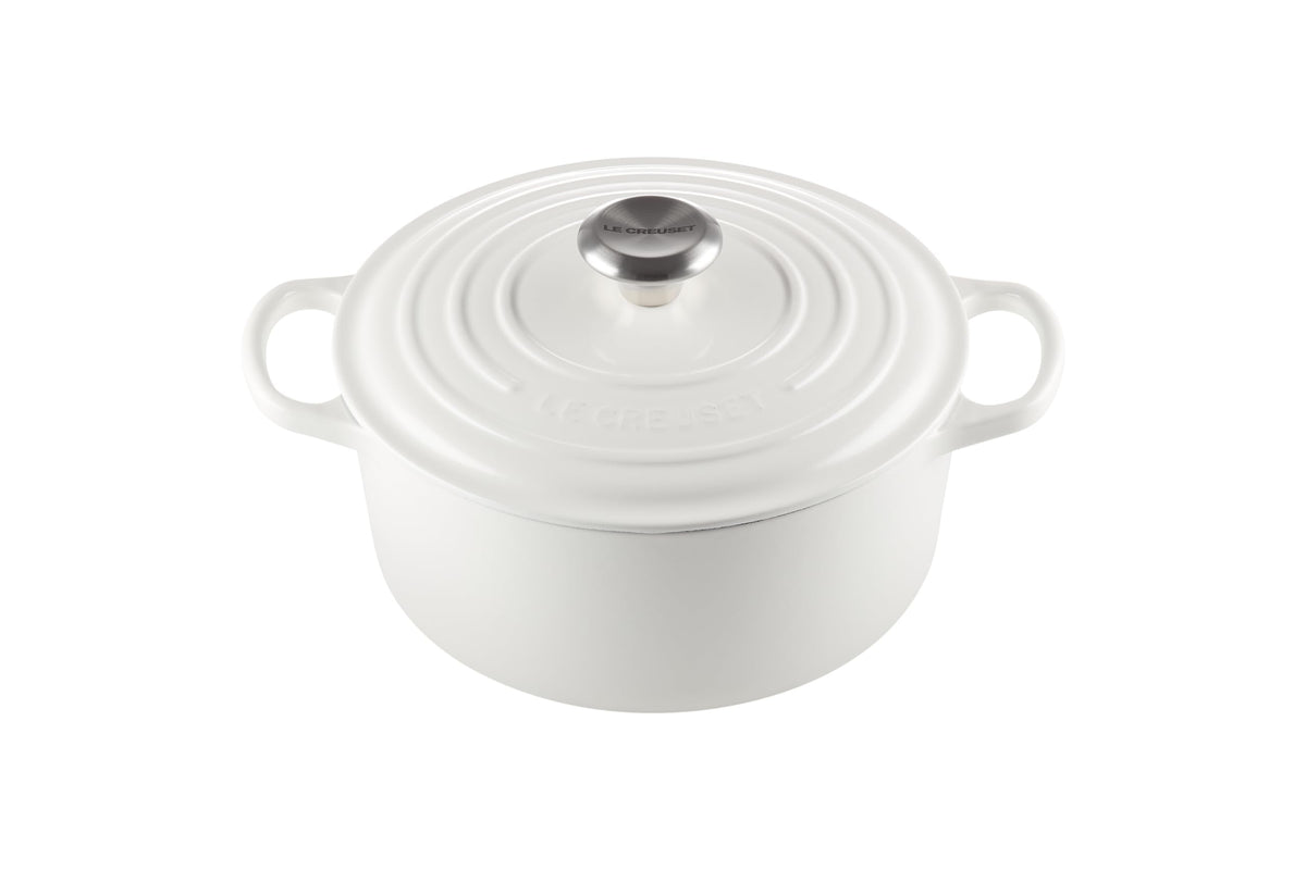 Le Creuset Enameled Cast Iron Signature Round Dutch Oven, 7.25 qt., Licorice