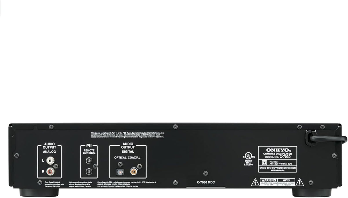 Onkyo C-7030 Home Audio CD Player - Black