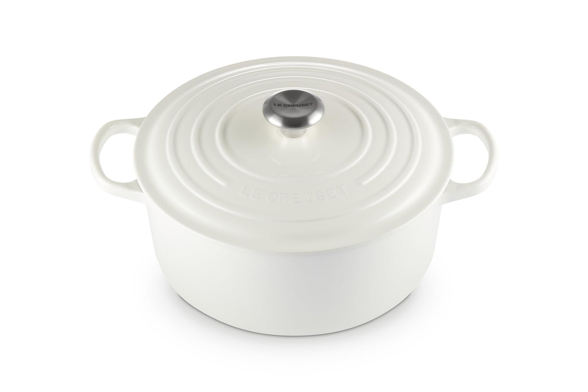 Le Creuset Enameled Cast Iron Signature Round Dutch Oven, 7.25 qt., Caribbean