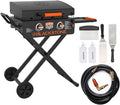 Blackstone On The Go 22" Omnivore Griddle RV-Ready Package - Includes Propane Quick Connect and Griddle Tool Kit - The Ultimate Blackstone Grill Kit