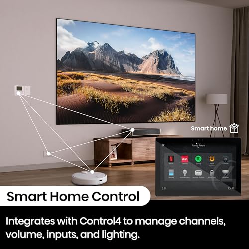 Hisense PX3-PRO Ultra Short Throw Triple Laser Projector, 4K UHD, 80 C 150, 3,000 Lumens, 3000:1 Contrast, Dolby Vision & Atmos, IMAX Enhanced, 240