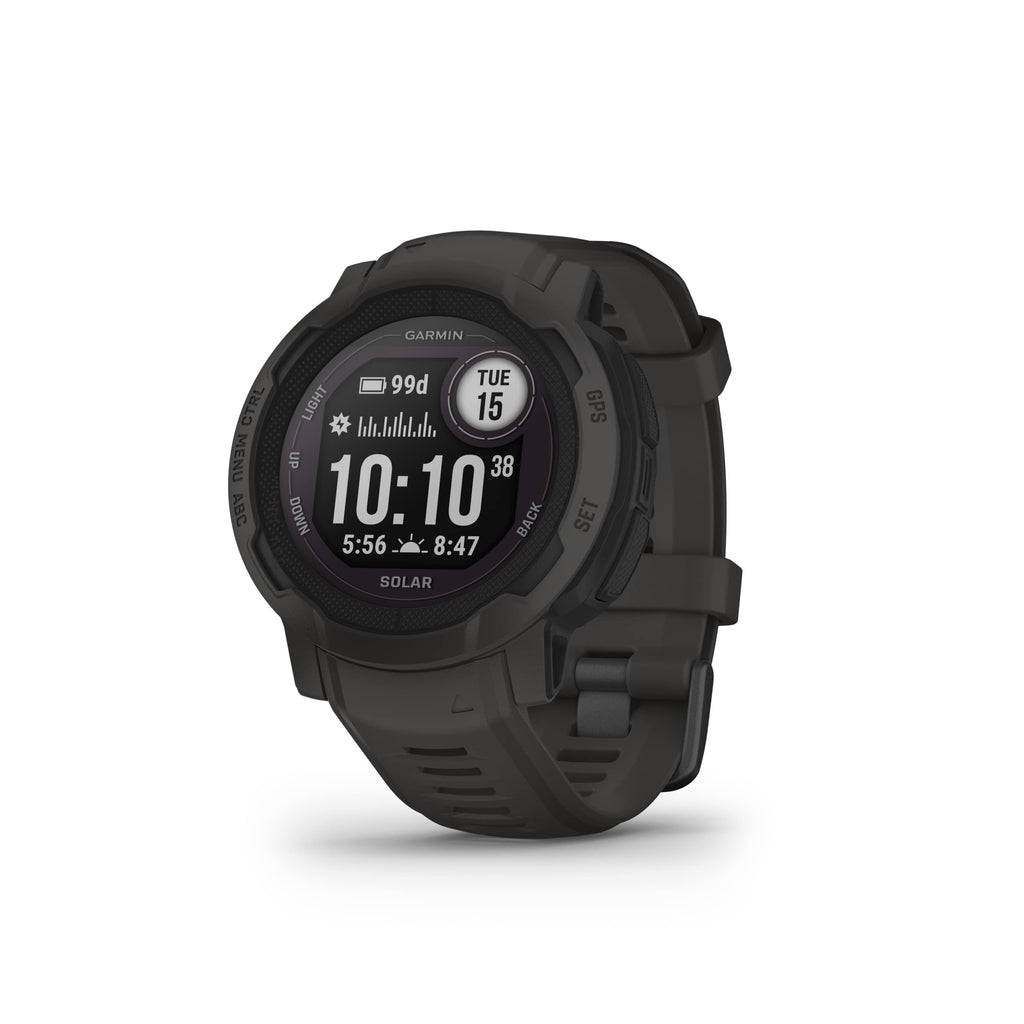 Garmin Instinct 2 Solar, Smaller-Sized Rugged Outdoor Watch with GPS, with Solar Charging Capabilities, Built for All Elements, Multi-GNSS Support