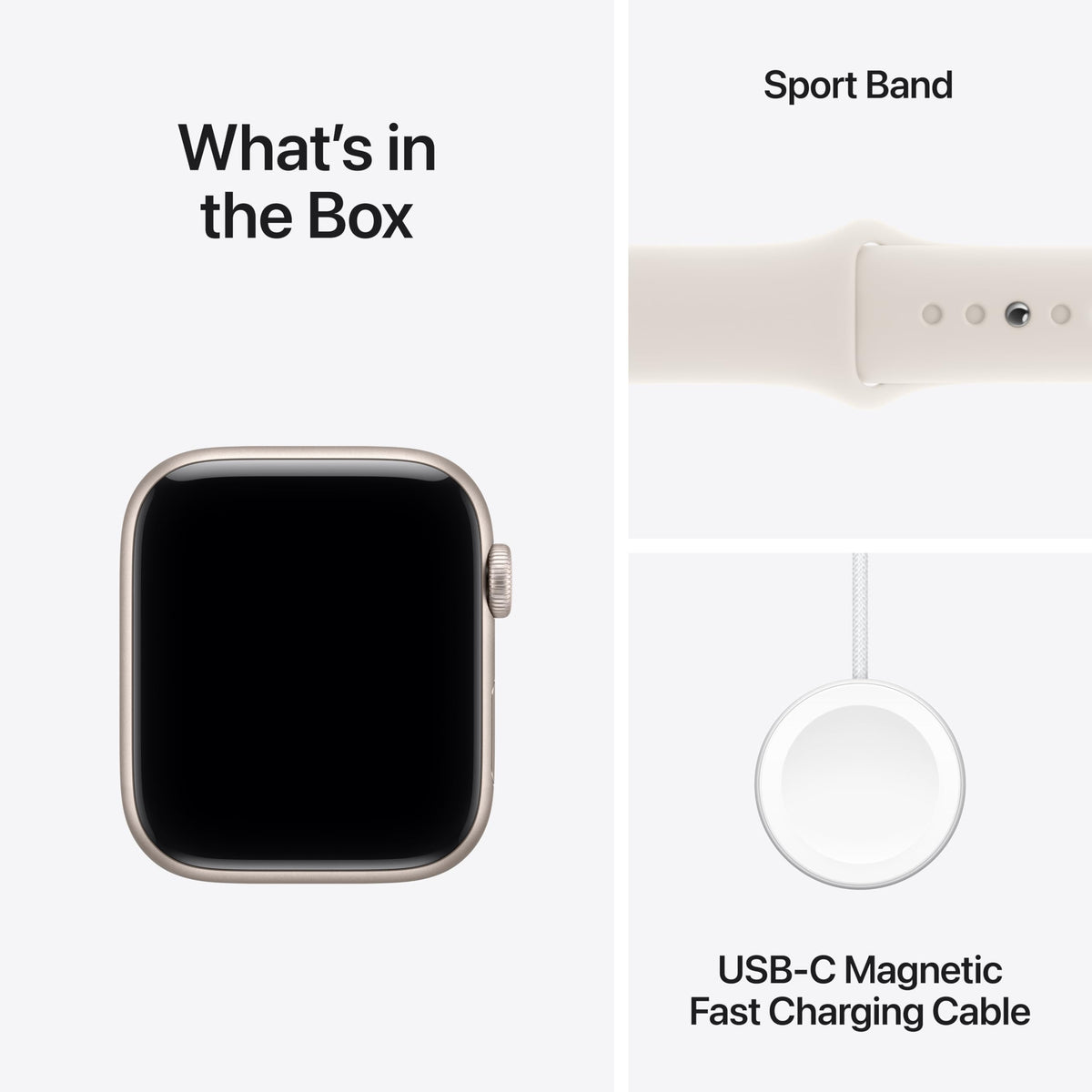 Apple Watch SE 3 [GPS 44mm] Smartwatch with Midnight Aluminum Case with Midnight Sport Band - M/L. Fitness and Sleep Trackers, Heart Rate Monitor