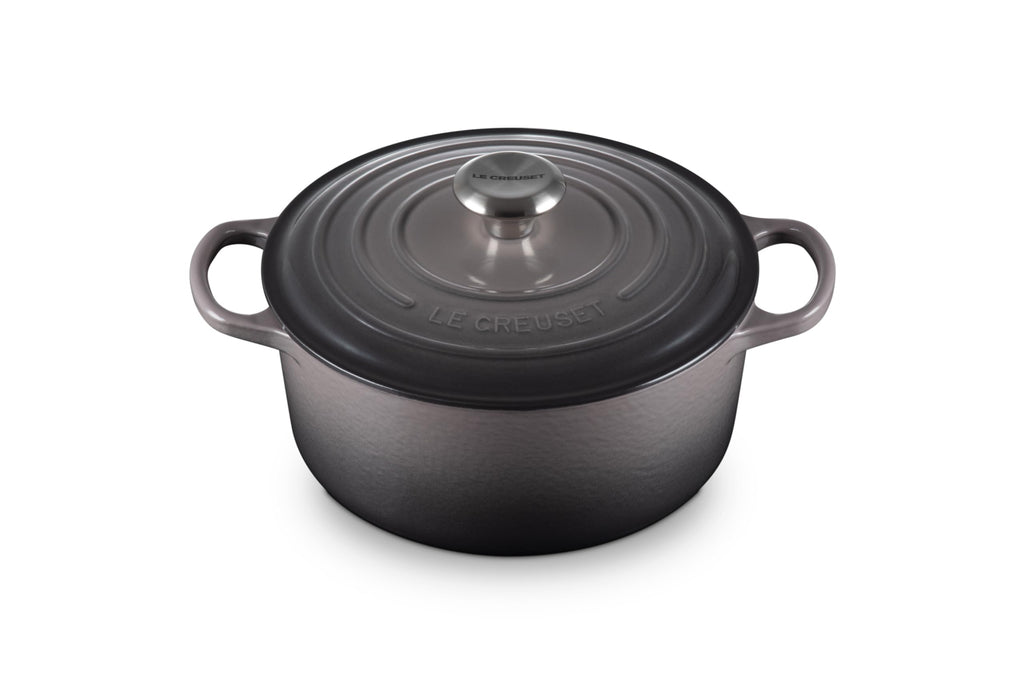 Le Creuset Enameled Cast Iron Signature Round Dutch Oven, 7.25 qt., Licorice